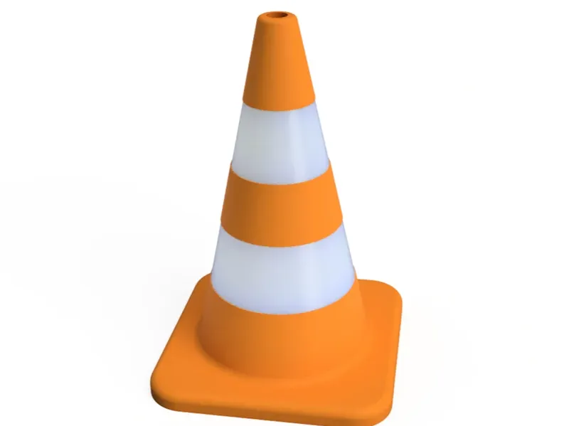 Traffic cone 1:10 Scale RC Crawler Gate