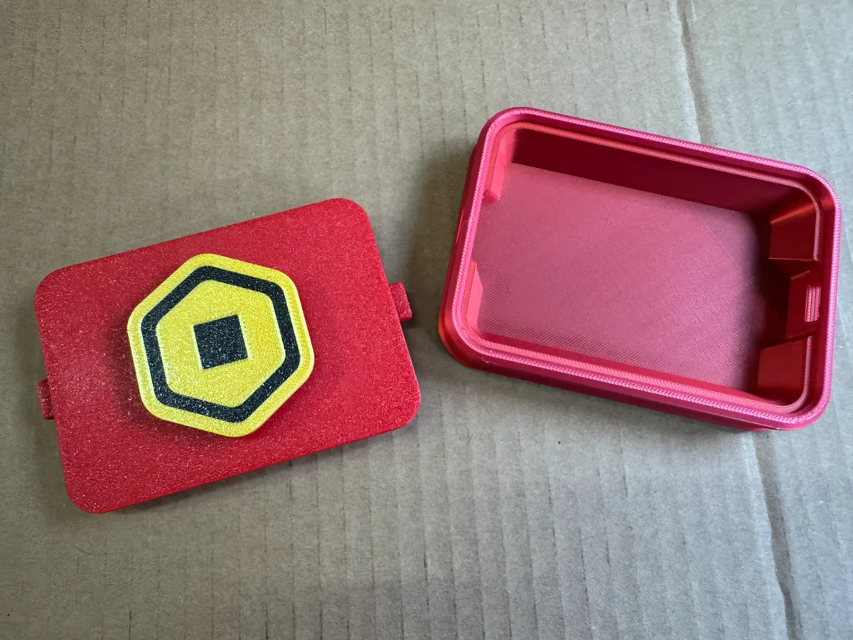 Mechanically Locking Gift Card Box-Roblox Robux - Free 3D Print Model ...