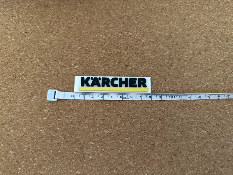 Karcher Logo 8cm x 1,5cm