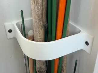 Corner Bracket for Dowel Storage