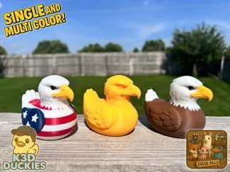 Bald Eagle Rubber Duck