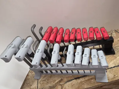 Hex Wrench Stand - Metric Fits the Husky 13 pc