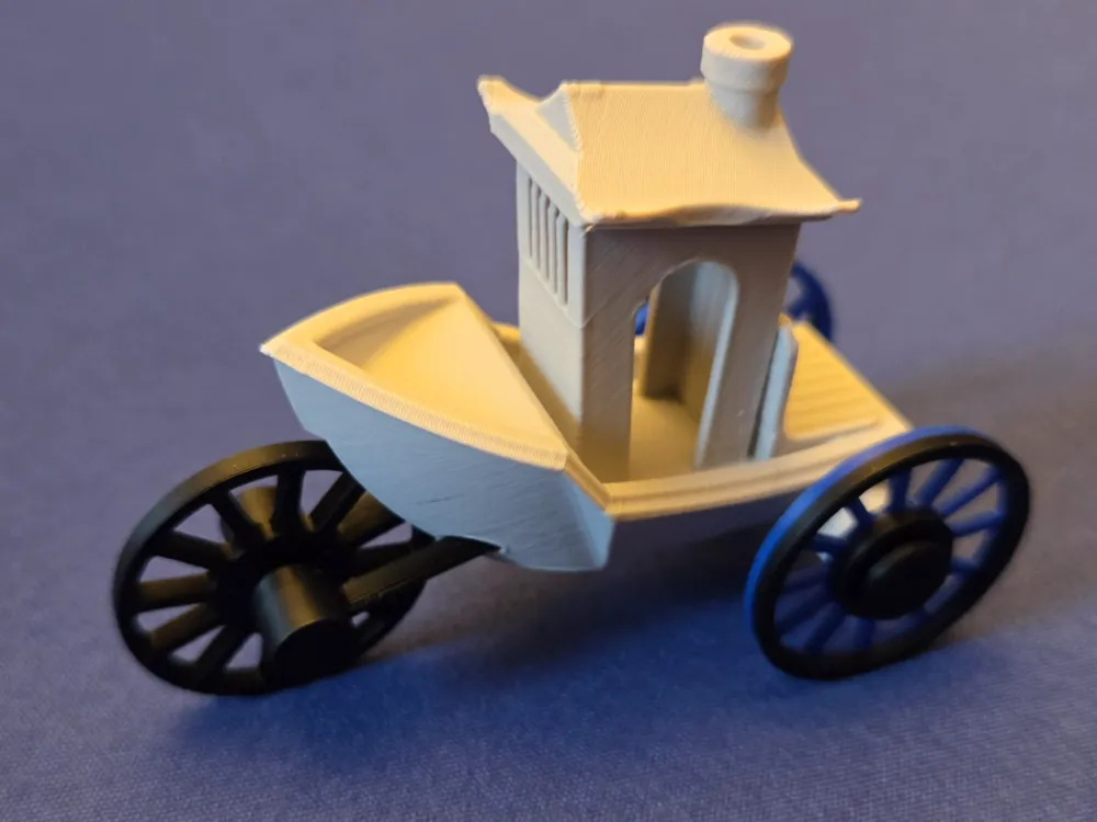 Letrero o emblema decorativo: Cyclo Benchy. Referencia del modelo original.