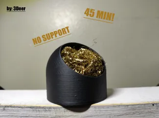 Soldering iron tip cleaner
