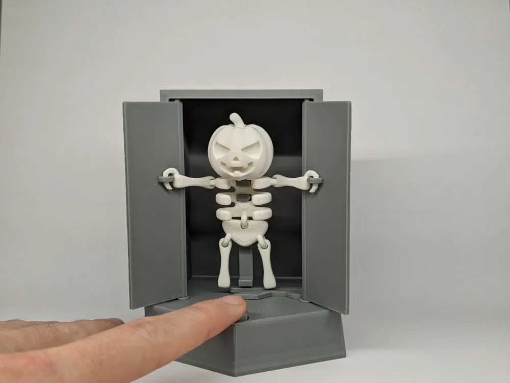 Skeleton in a cabinet - Free 3D Print Model - MakerWorld