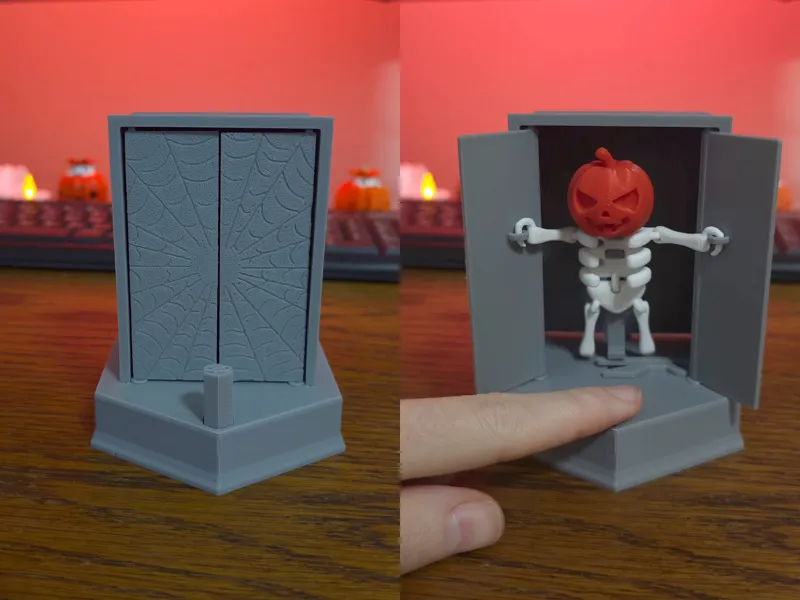 Skeleton in a cabinet