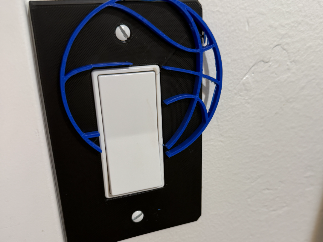 Basketball Light Switch Cover