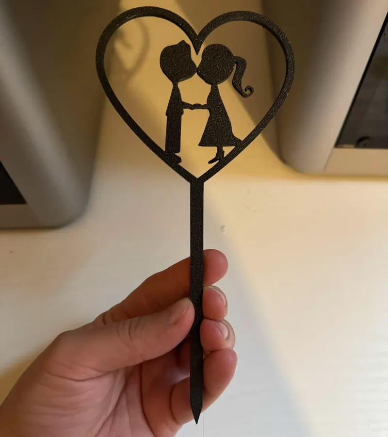 'Girl and Boy' Topper