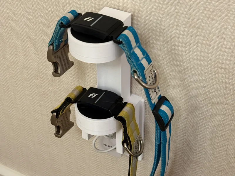 Fi Dog Collar - Dual Charger Mounted on Lutron