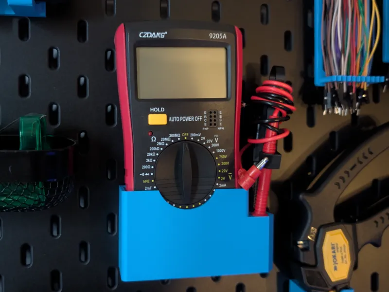 Multimeter Halterung für IKEA Skadis