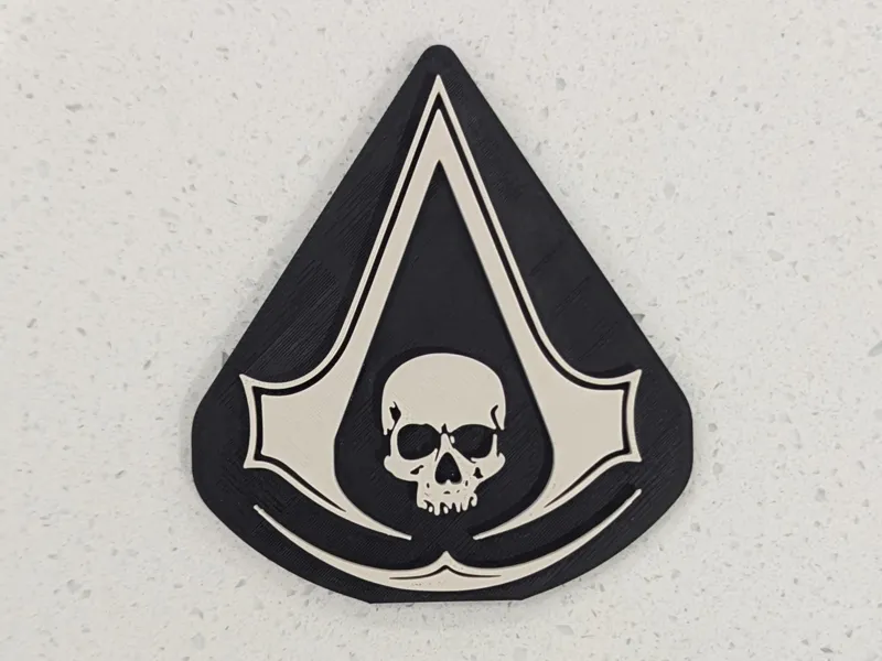 Assassin's Creed Black Flag Logo Magnet