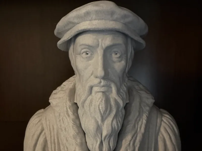 John Calvin Statue Bust