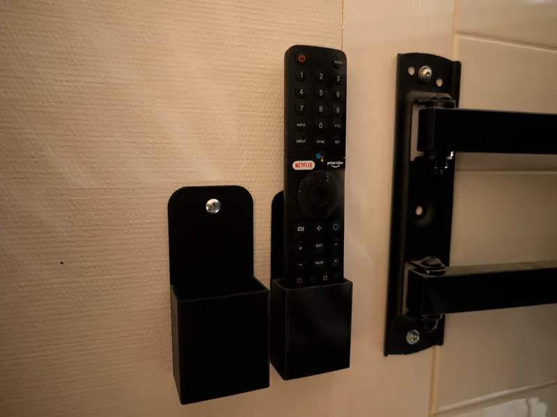 Wall holder for remote