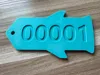 Small airplane luggage tag