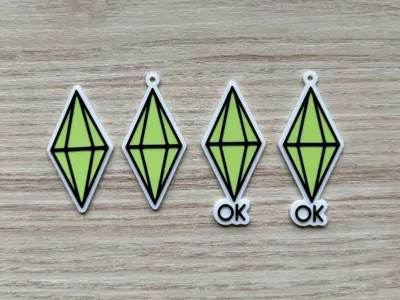 Sims Plumbob / Keychain | No AMS