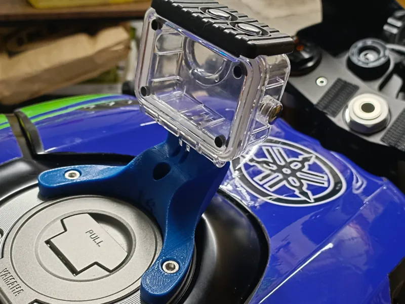 Yamaha R6 Actioncam holder for Fuel Cap