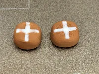 Single (1) Hot Cross Bun