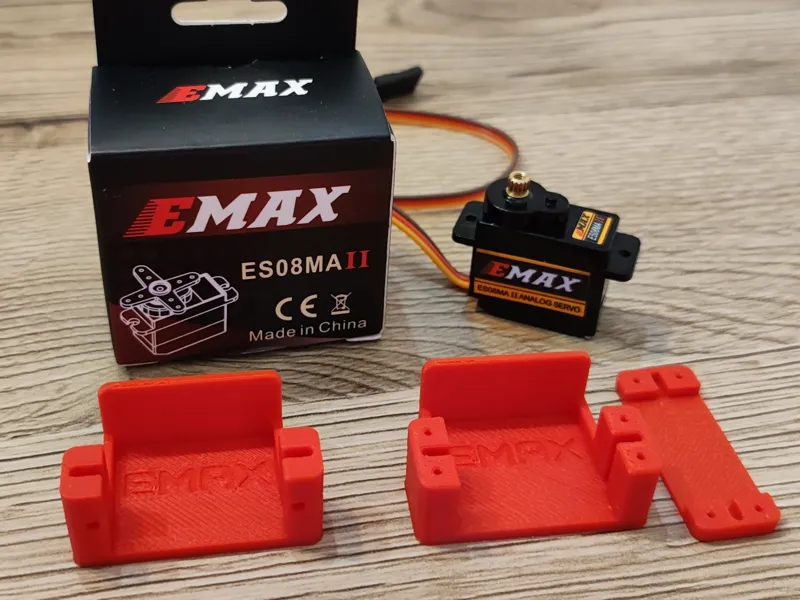 Emax ES08MD II or Emax ES08MA II servo mount