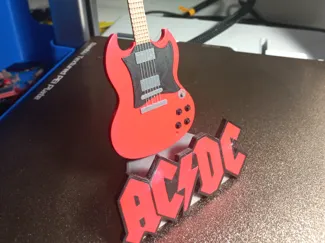AC/DC Gibson SG Phone & Tablet Stand — Multi Color