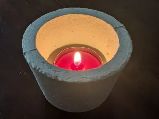 Molde para cuenco de cemento o velas
