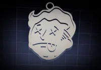 Porte-clés Vault Boy mort — Fallout — photo 2
