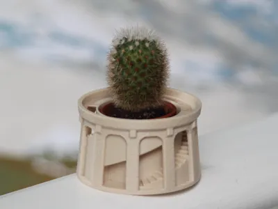 Cute Stairway Plant Pot Holder