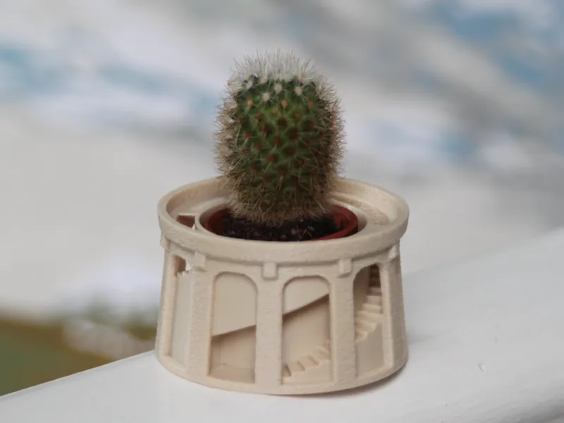Cute Stairway Plant Pot Holder