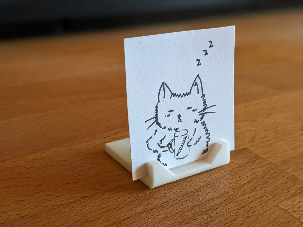Mini Paper Stand by Ghostcze MakerWorld: Download Free 3D Models