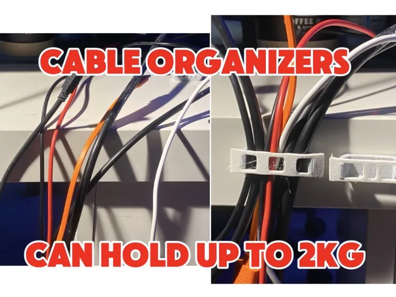 simple desk organizer with tpu strap 
