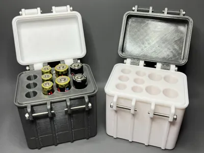 AA & AAA Battery Storage Case