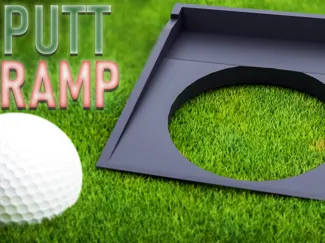 Perfect Putt Ramp 3D Printable Putting Trainer