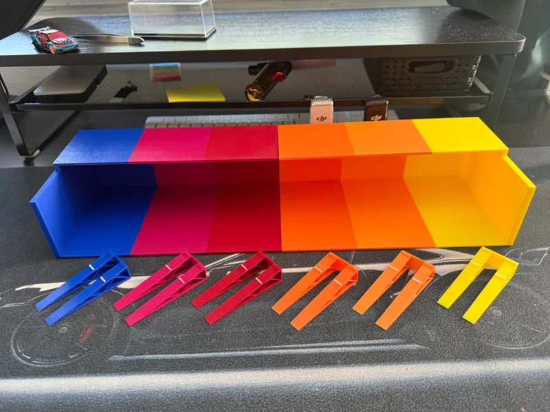 Diorama Pantone for 1:64 scale cars 
