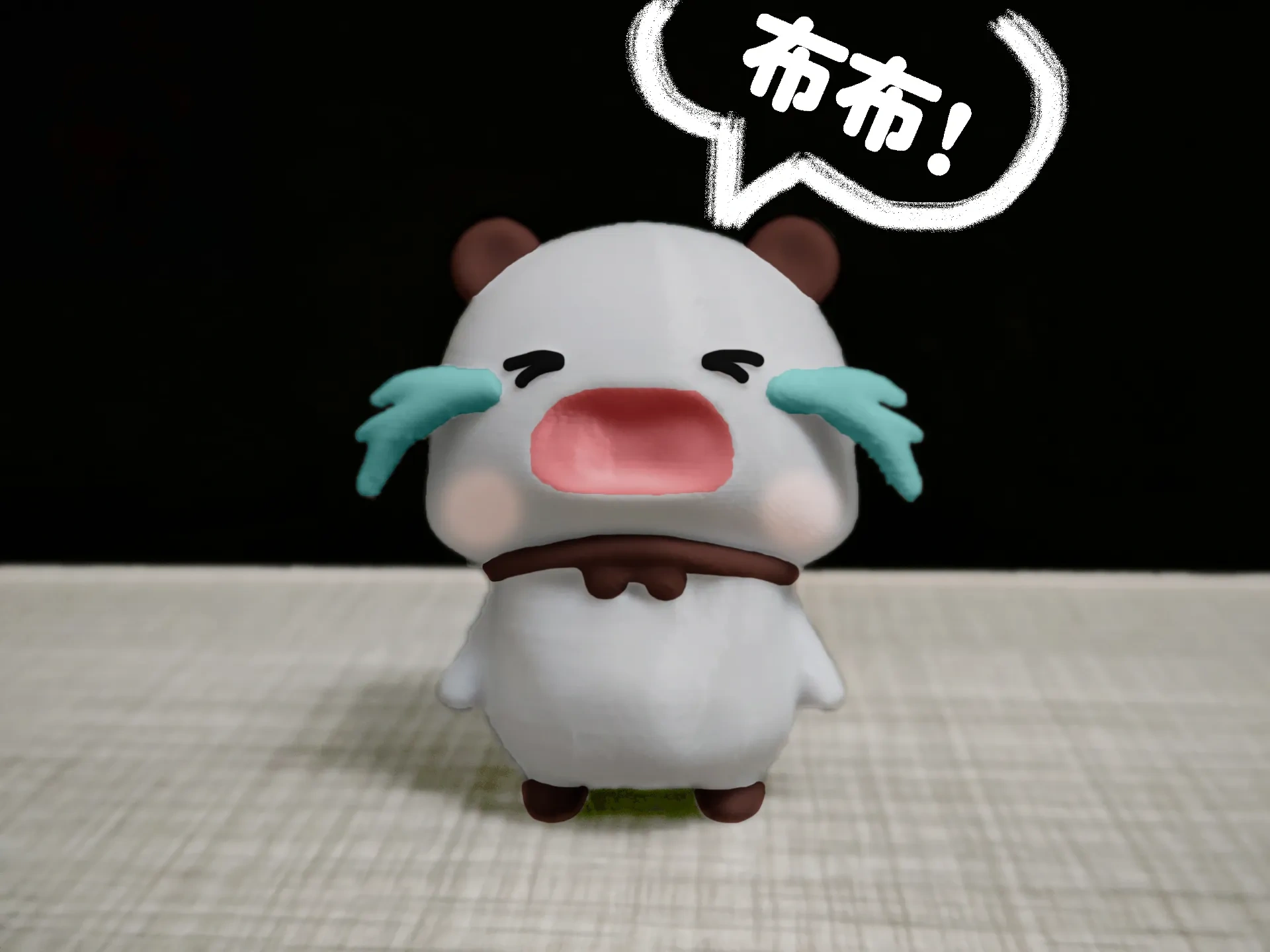 情侣熊系列-站着伤心大哭的一二（Couple Bear-stand_cry_sad_Yier）