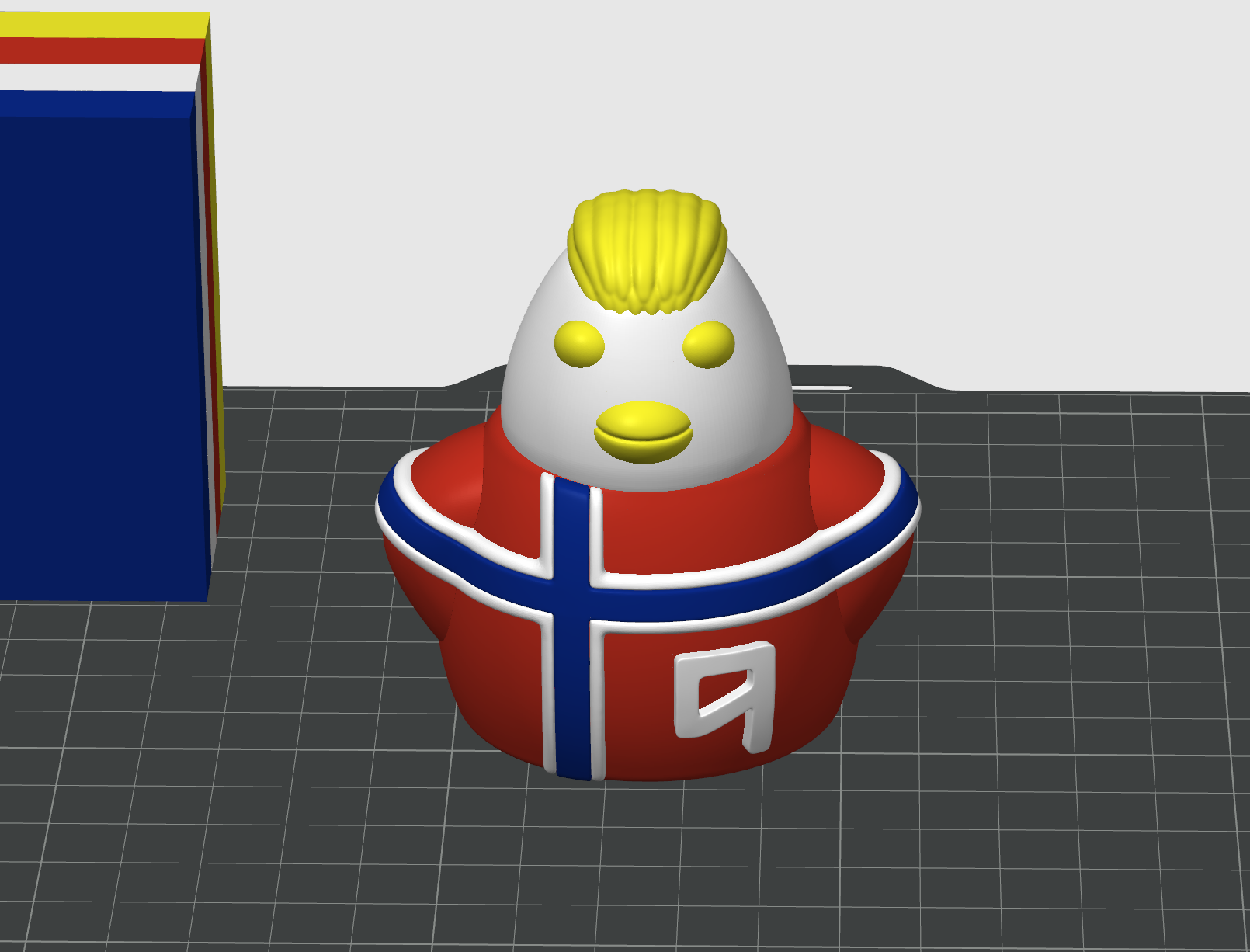 Miniatura 2 do modelo 3D 蛋蛋哈兰德足球球星周边人物玩偶
