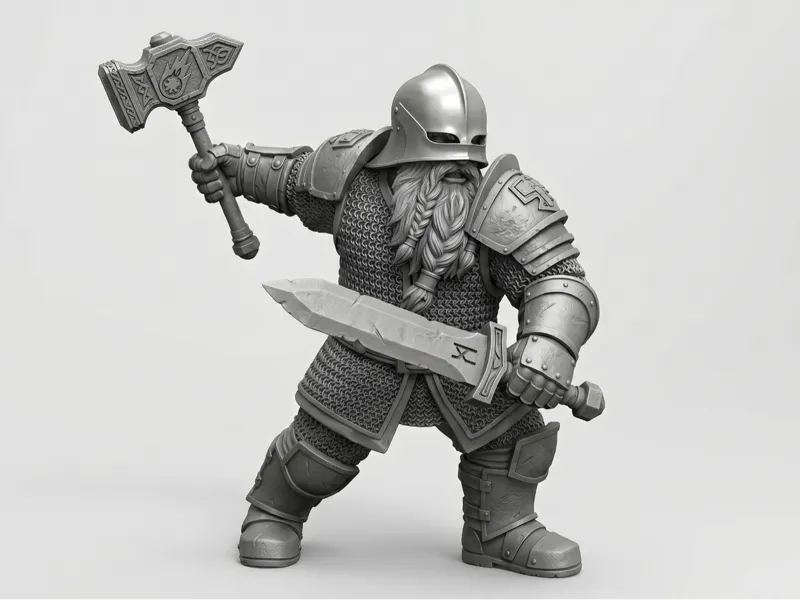 Dualwielding dwarf