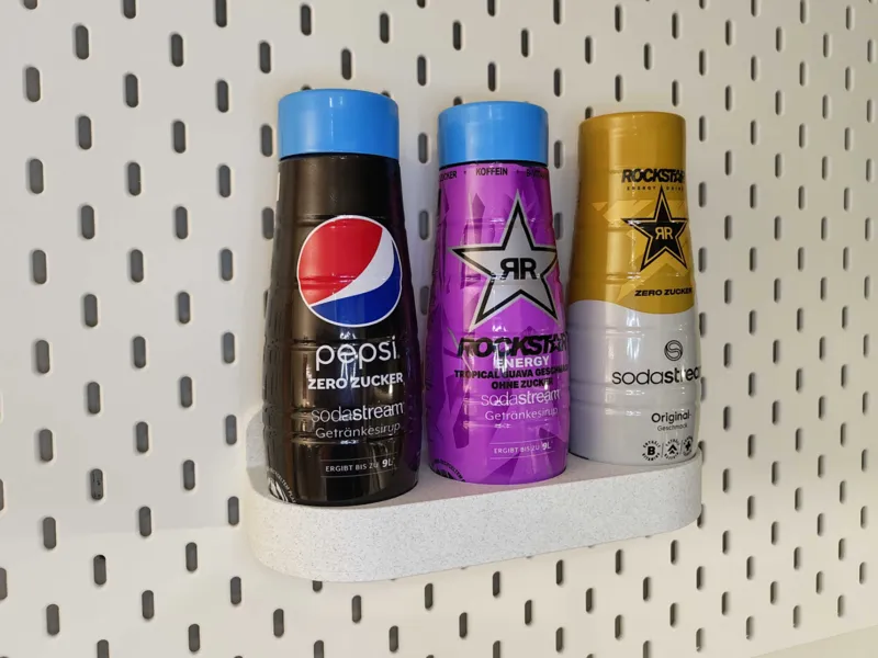Sodastream Siryp holder for IKEA Skadis