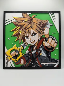 Marco decorativo: Sora - Kingdom Hearts — vista de referencia 2