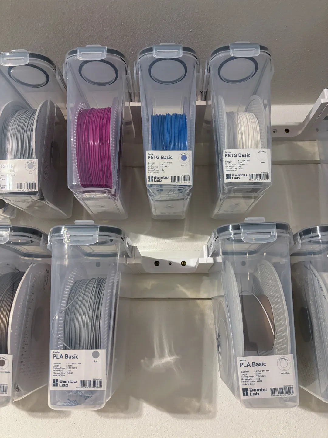 Filament Container Mount - Keeps You Organized view 3