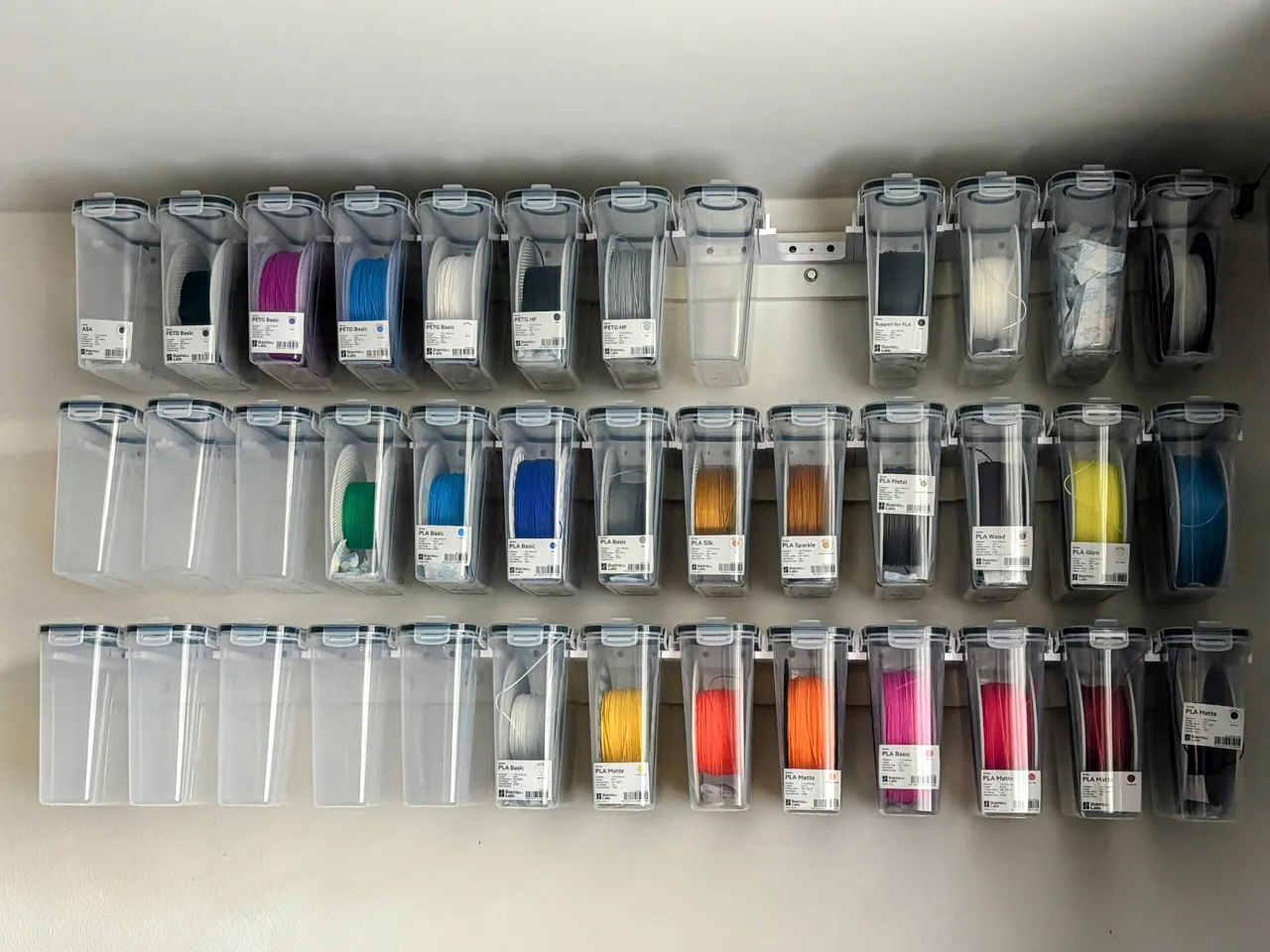 Filament Container Mount - Keeps You Organized view 2