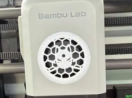 Kitsune mask Fan cover for carbon X1C