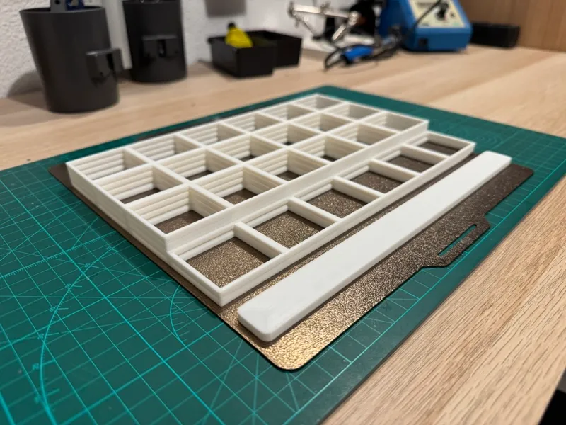 Gridfinity Light Base Stack for Ikea Alex (12x7)