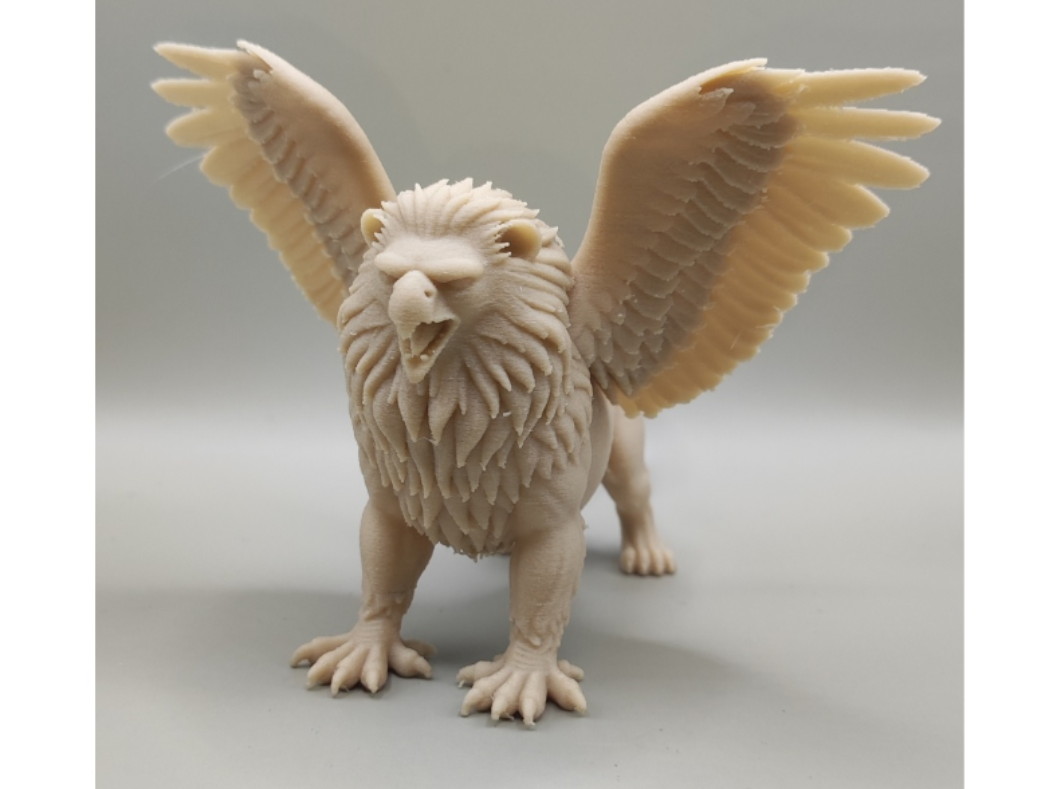 Lion-Eagle radiation hybrid figurine