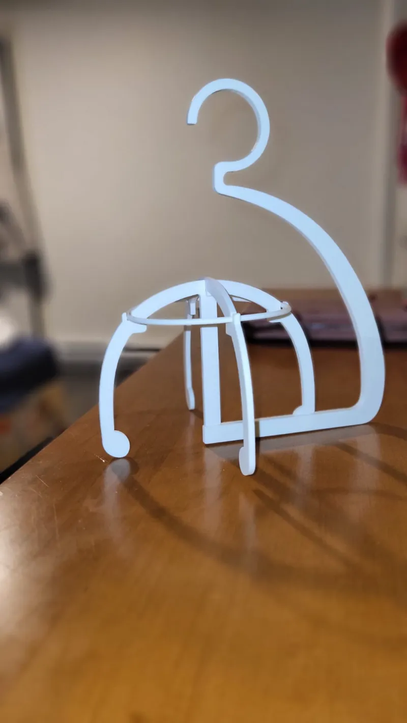Wig hanger/holder (added wall mount)