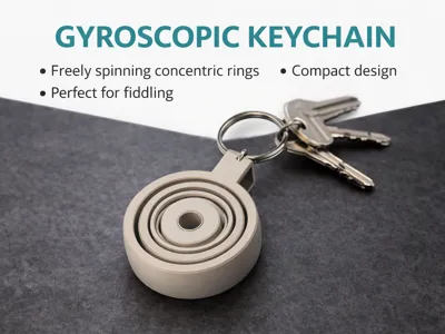Gyroscopic Keychain