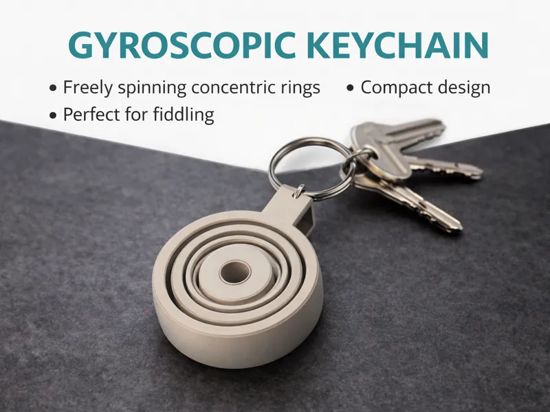 Gyroscopic Keychain