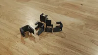 Different Height Buttons 0.2mm layer, 2 walls, 15% infill