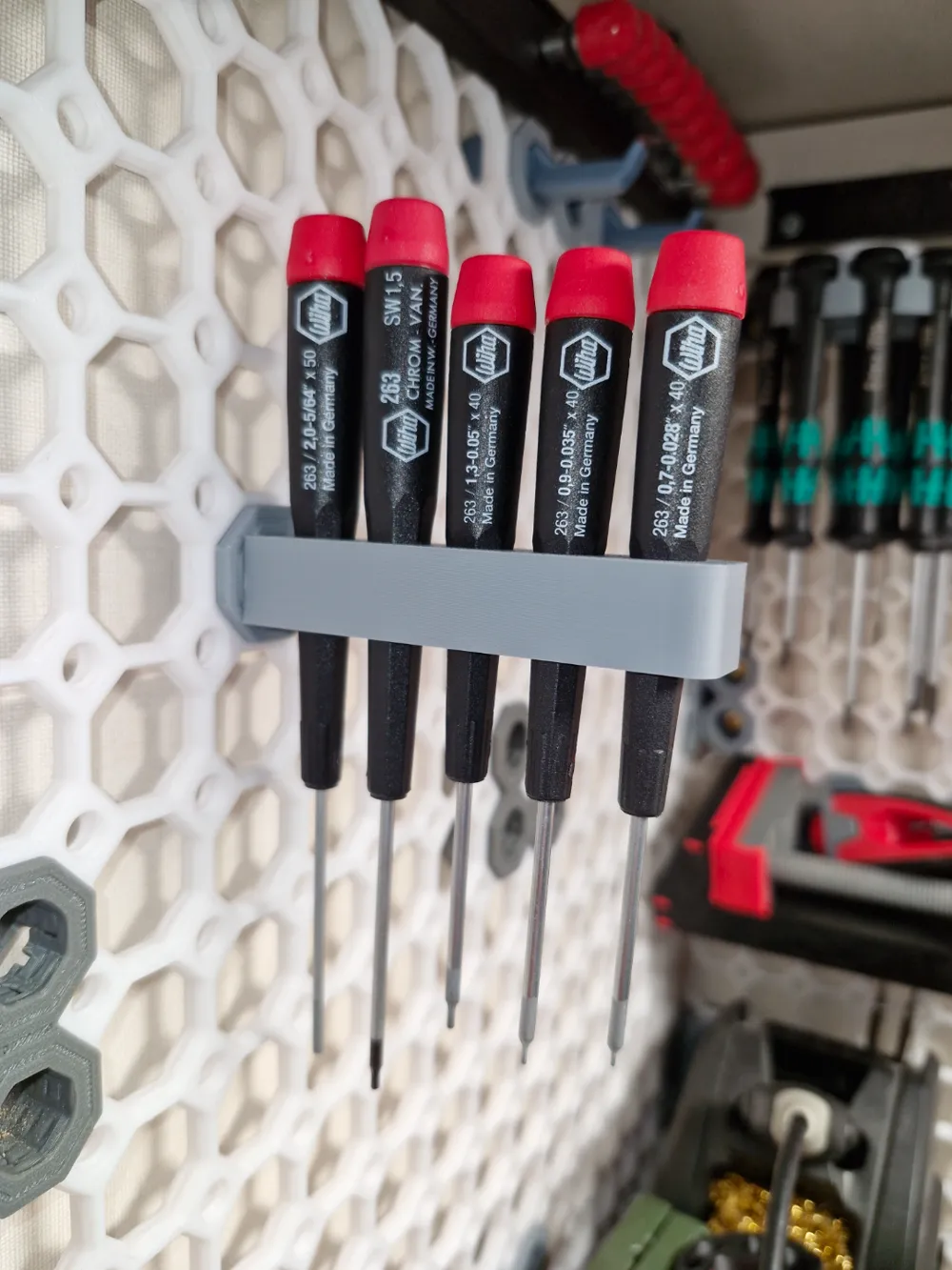 Wiha Micro Screwdrivers Holder for Multiboard - Free 3D Print Model ...