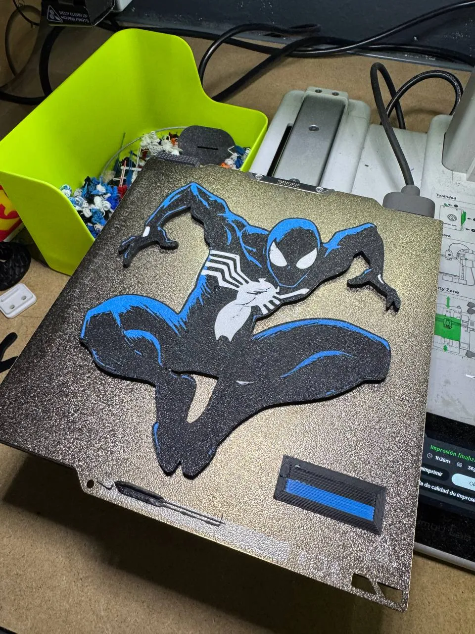 Spider-Man Venom – 3D decorative frame - Free 3D Print Model - MakerWorld