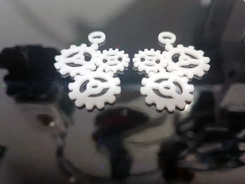 Mechanical Symphony - Steampunk Earrings view 3