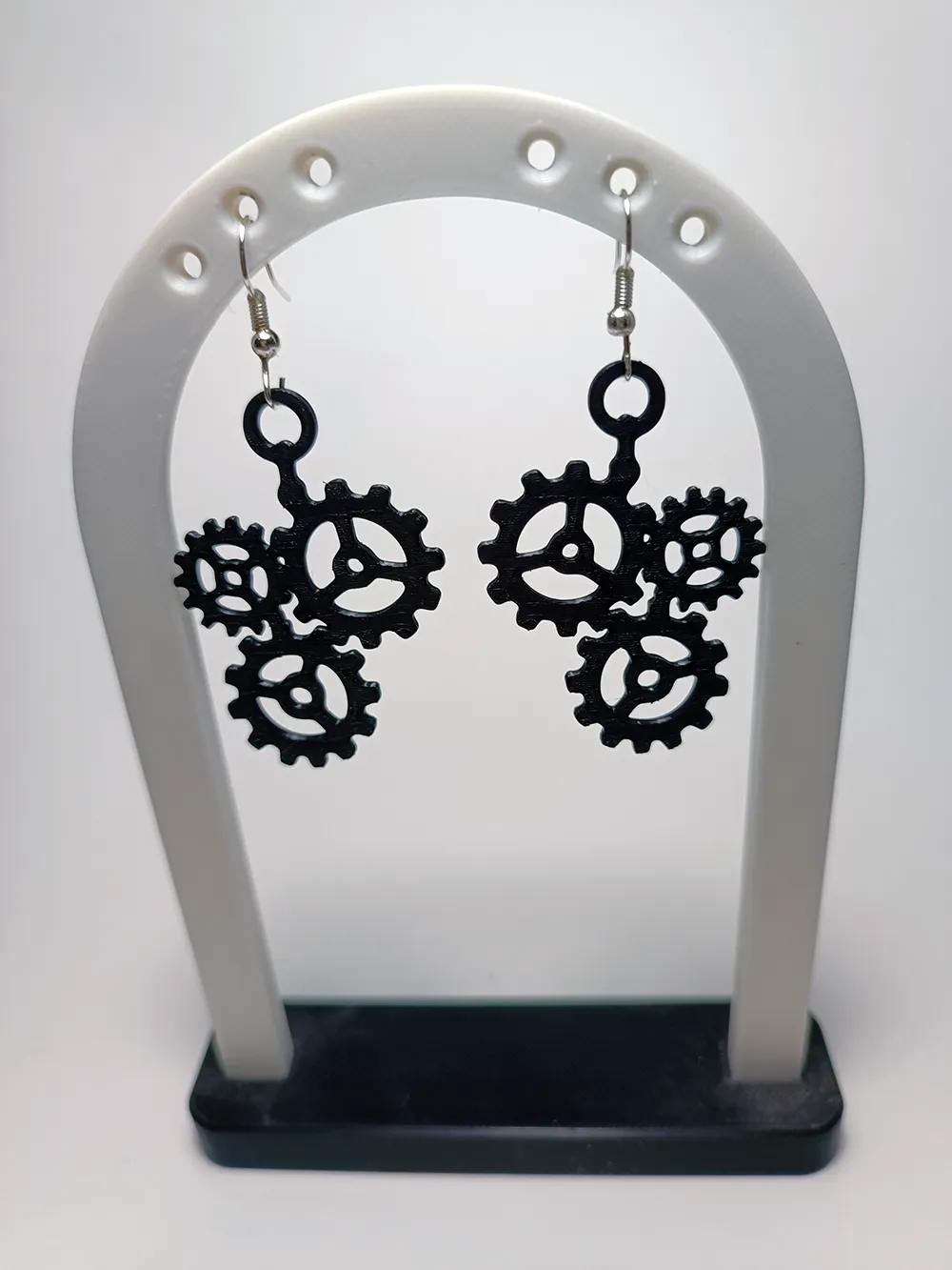 Mechanical Symphony - Steampunk Earrings view 2